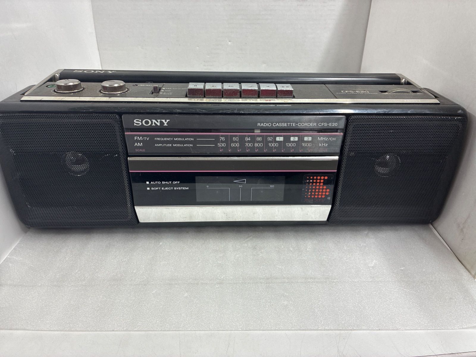 SONY CFS-E20 ラジオカセットレコーダー ラジカセ ジャンク - メルカリ
