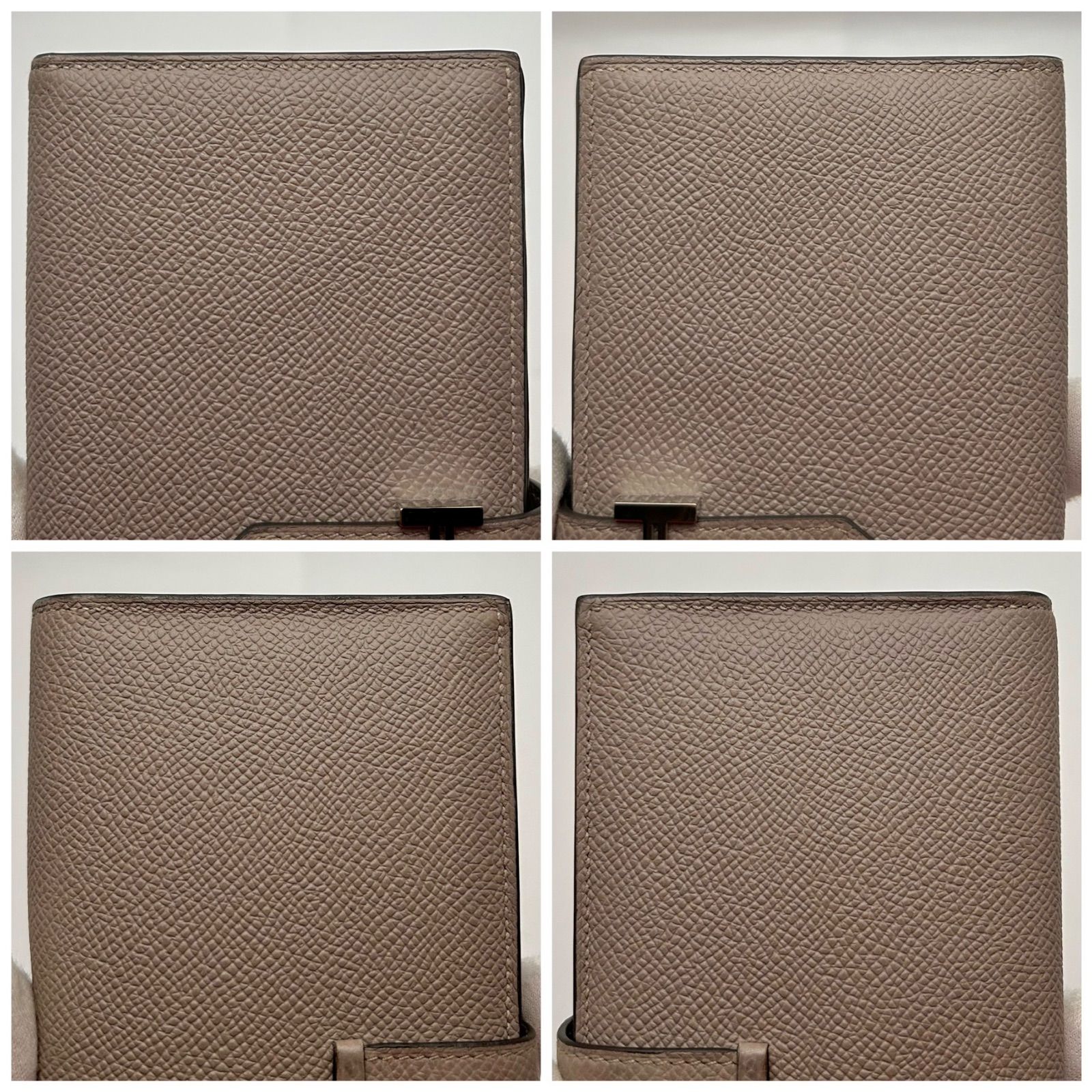 希少（エトゥープ×ネイビー）【HERMES】新品［エルメス］ベアンスフレ
