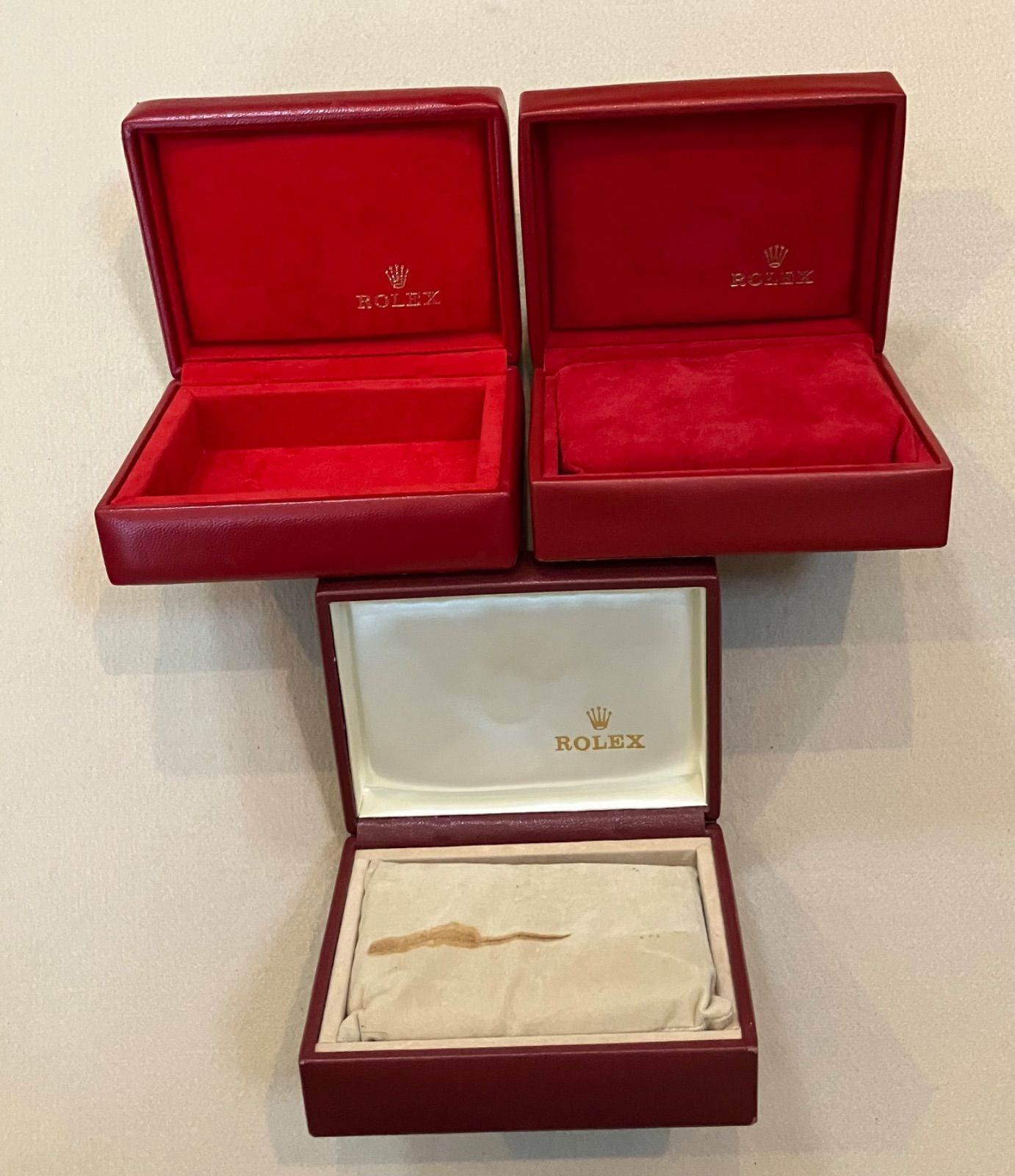 ◇FUJI様専用】ロレックス Rolex 空箱 ケース 8個セット 赤 レディース