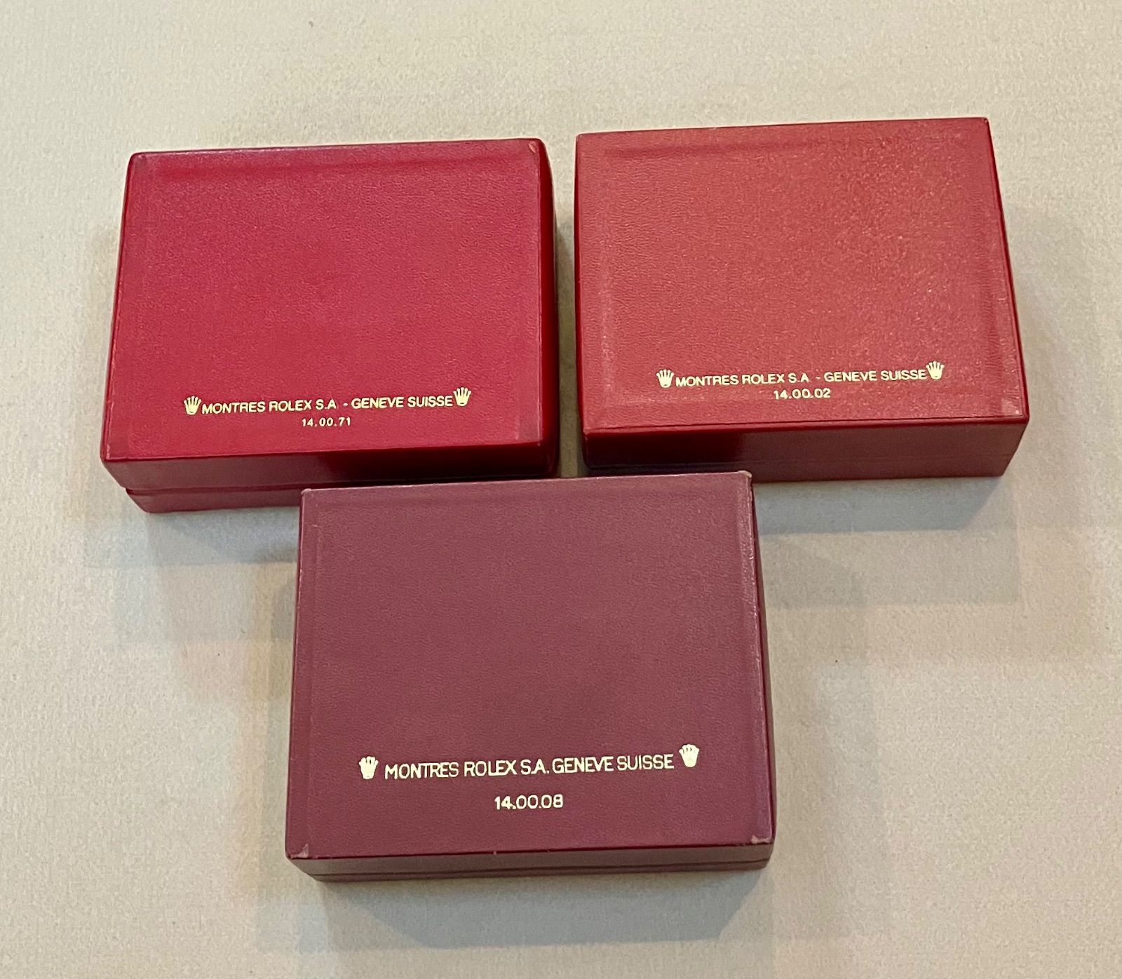 ROLEX 空箱 レッド 14.00.71 コレクション