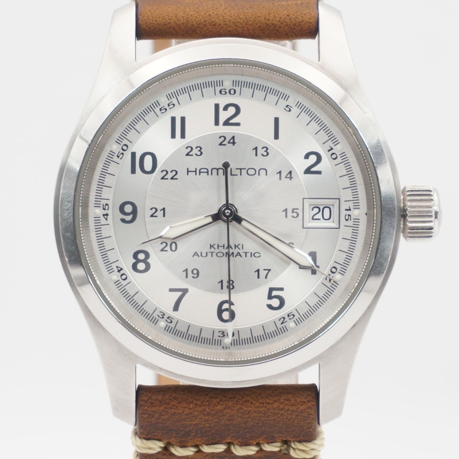 ⭐ ハミルトン カーキ フィールド オート H704450 自動巻き 38mm