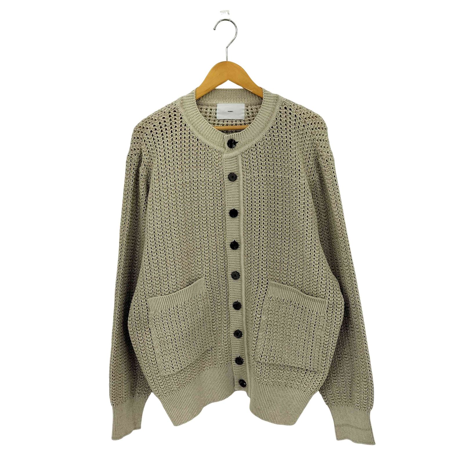 シュガーヒル SUGARHILL 26SS OPEN-WORK BUTTON KNIT カーディガン