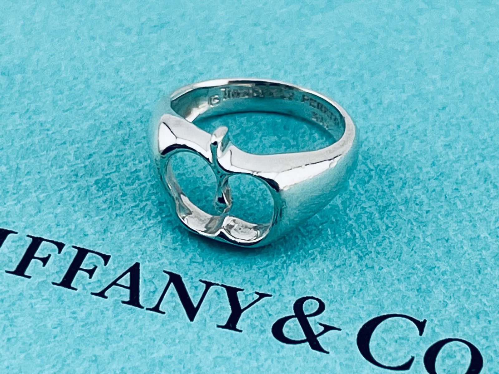 ティファニー アップルリング　シルバー925 a228 送料無料 希少 Tiffany&Co. ティファニー アップル りんご リング