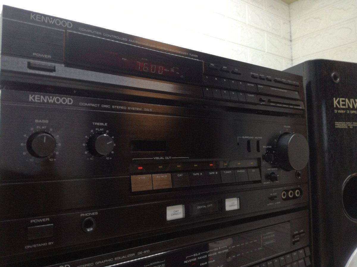 ☆大感謝祭☆彡◇バブル世代興奮◇KENWOOD ROXY DG5 ミニコンポ バブル