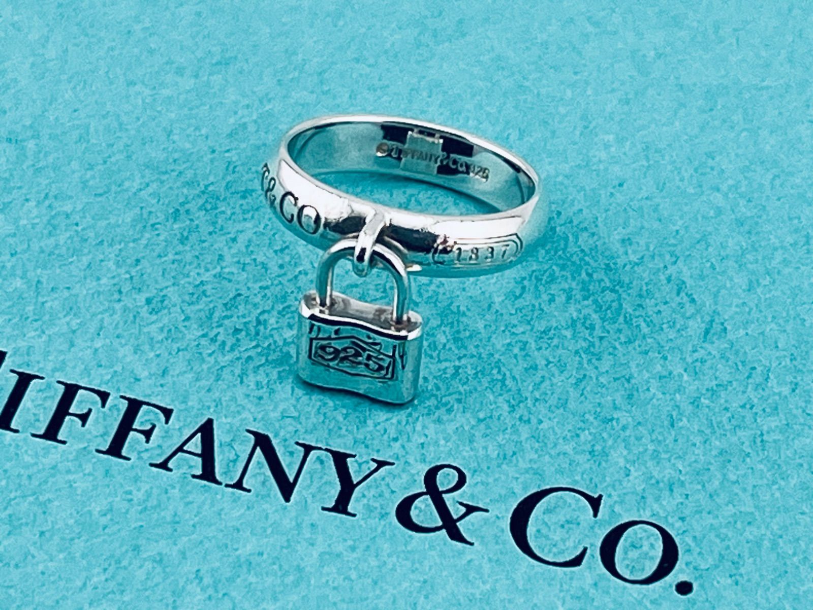 a229 送料無料 美品 Tiffany&Co. ティファニー 1837 カデナロック
