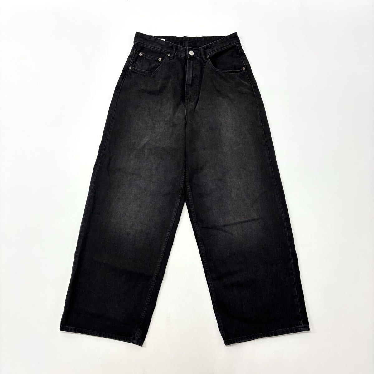 ZARA ザラ バギー フィット デニム パンツ ブラック 系 サイズ EUR 38 