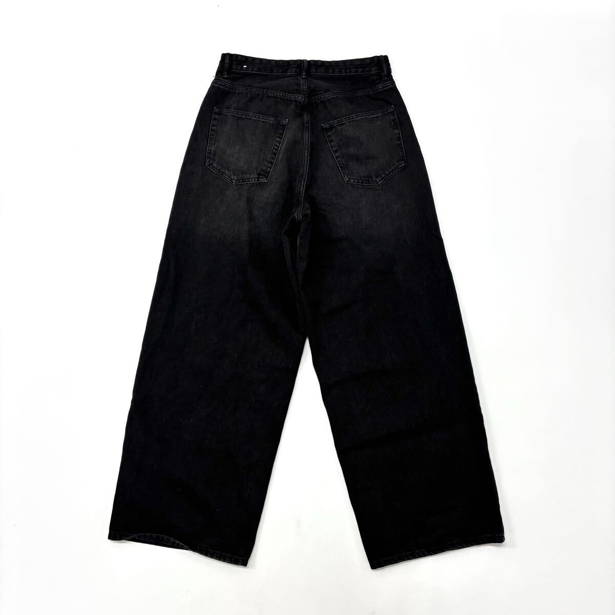 ZARA ザラ バギー フィット デニム パンツ ブラック 系 サイズ EUR 38 