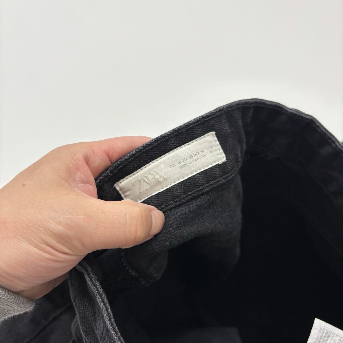 ZARA ザラ バギー フィット デニム パンツ ブラック 系 サイズ EUR 38 