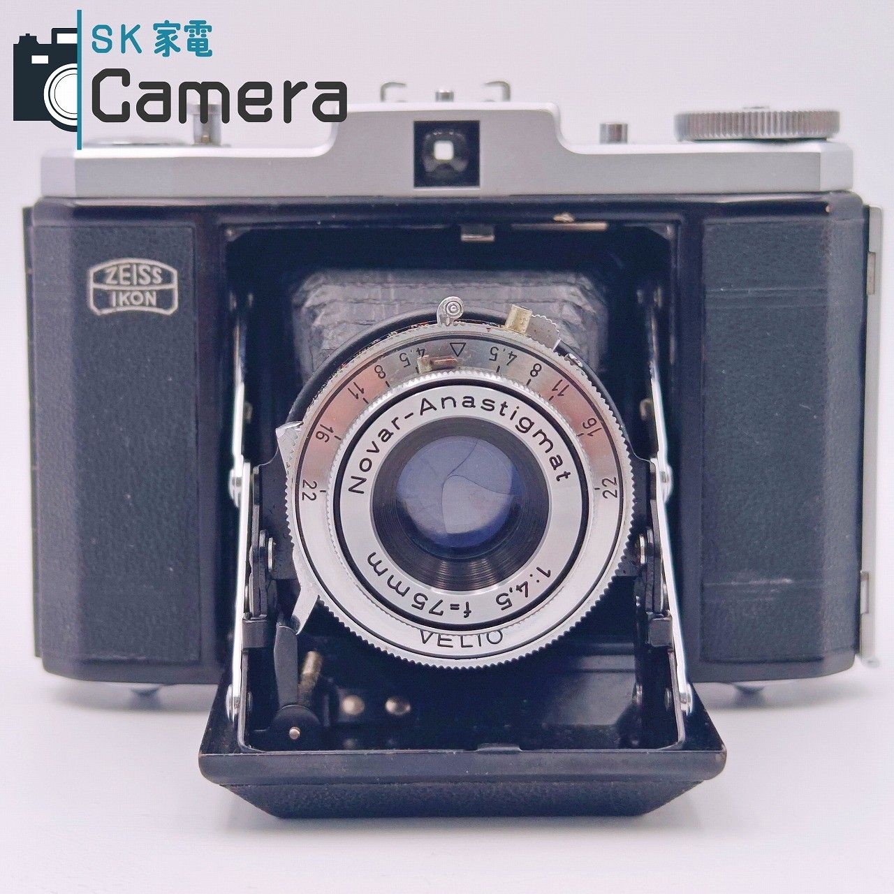 中古】 ZEISS IKON NETTAR 518/16 Novar-Anastigmat 75mm F4.5