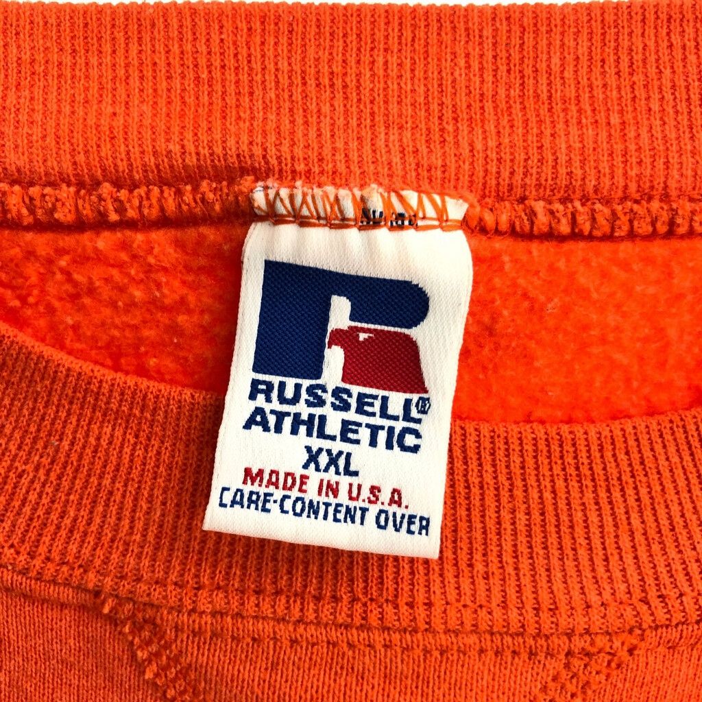 90年代 USA製 RUSSELL ATHLETIC ラッセル 無地 スウェット 大きい