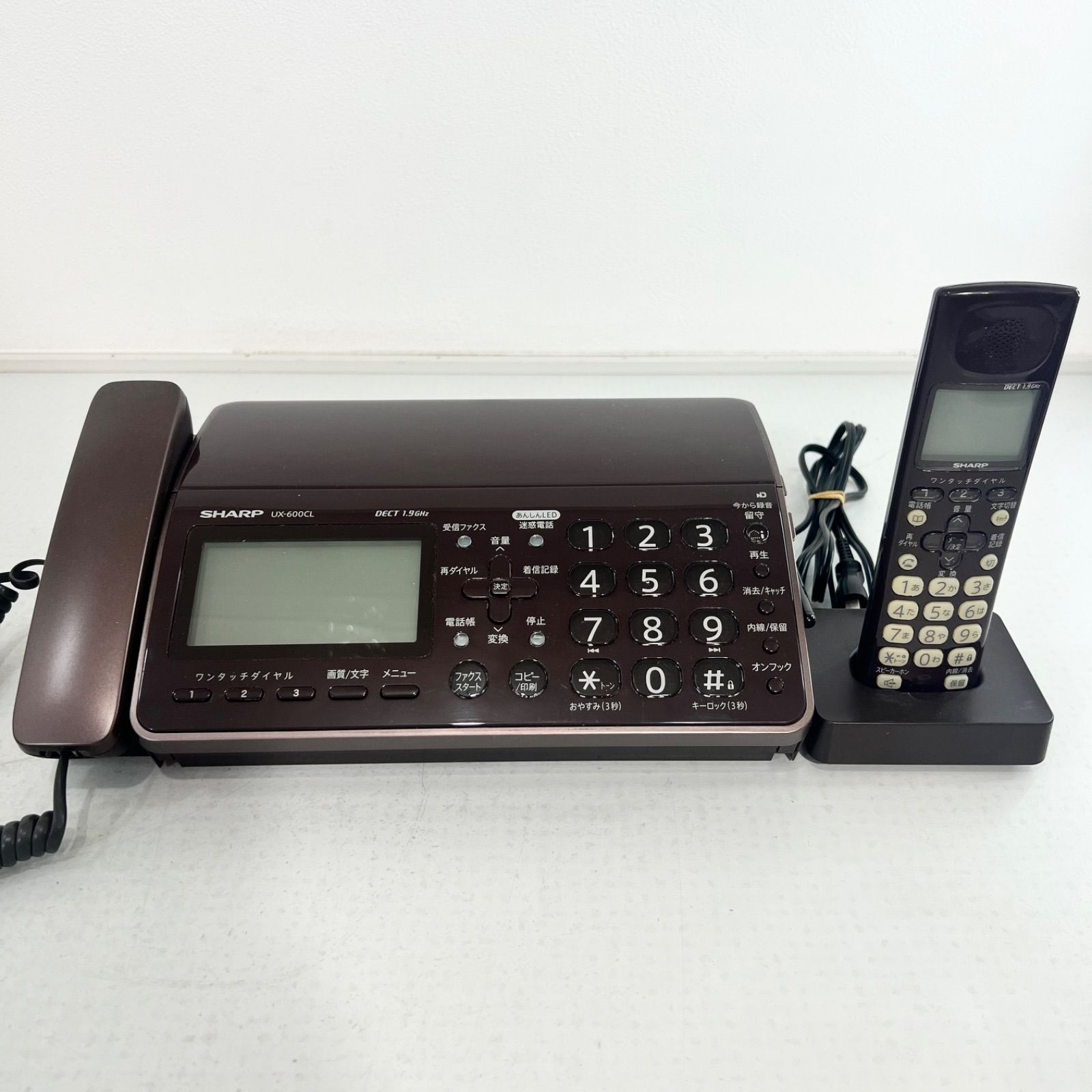中古】SHARP デジタルコードレスファクシミリファッピー fappy UX 