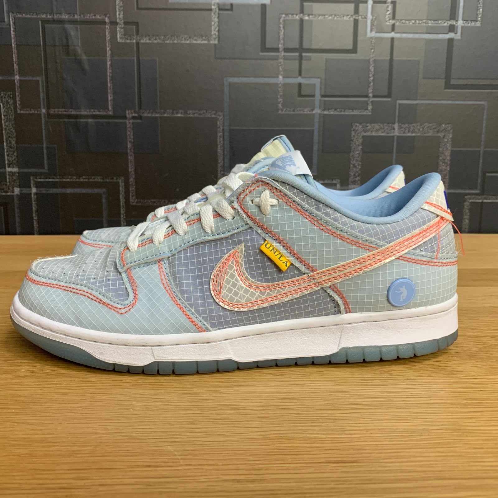 US9/27cm NIKE × UNION Dunk Low Argon コラボ ダンク スニーカー 