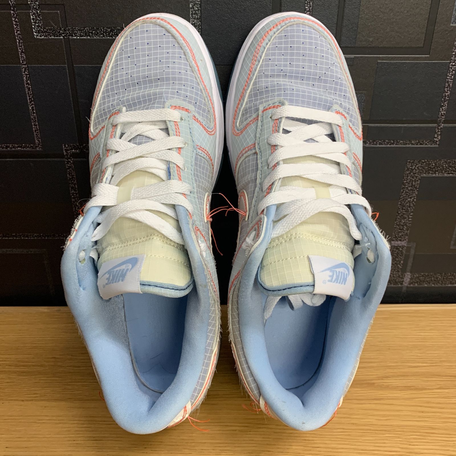 US9/27cm NIKE × UNION Dunk Low Argon コラボ ダンク スニーカー 