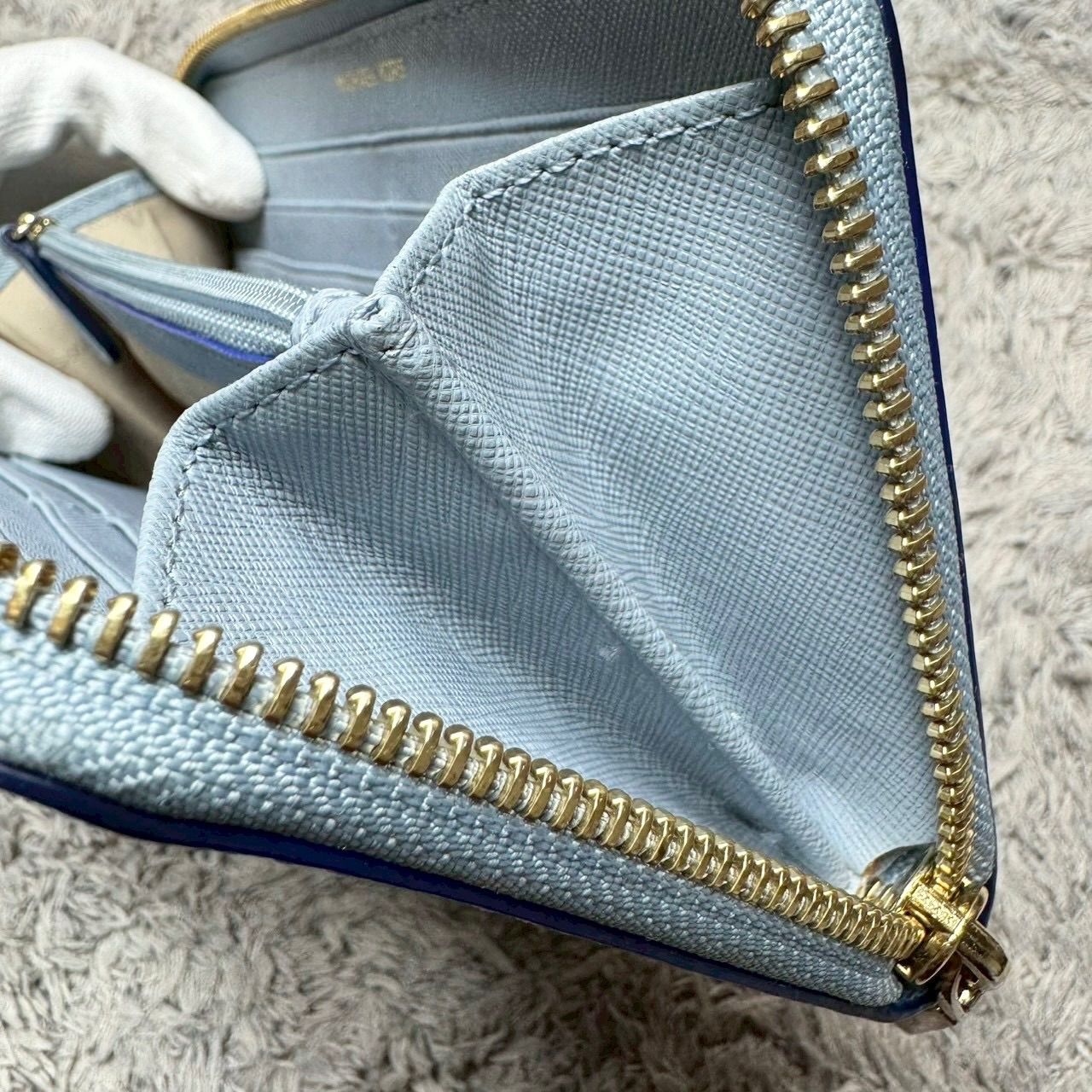 美品】MICHAEL KORS マイケルコース 長財布 ラウンドファスナー レザー 