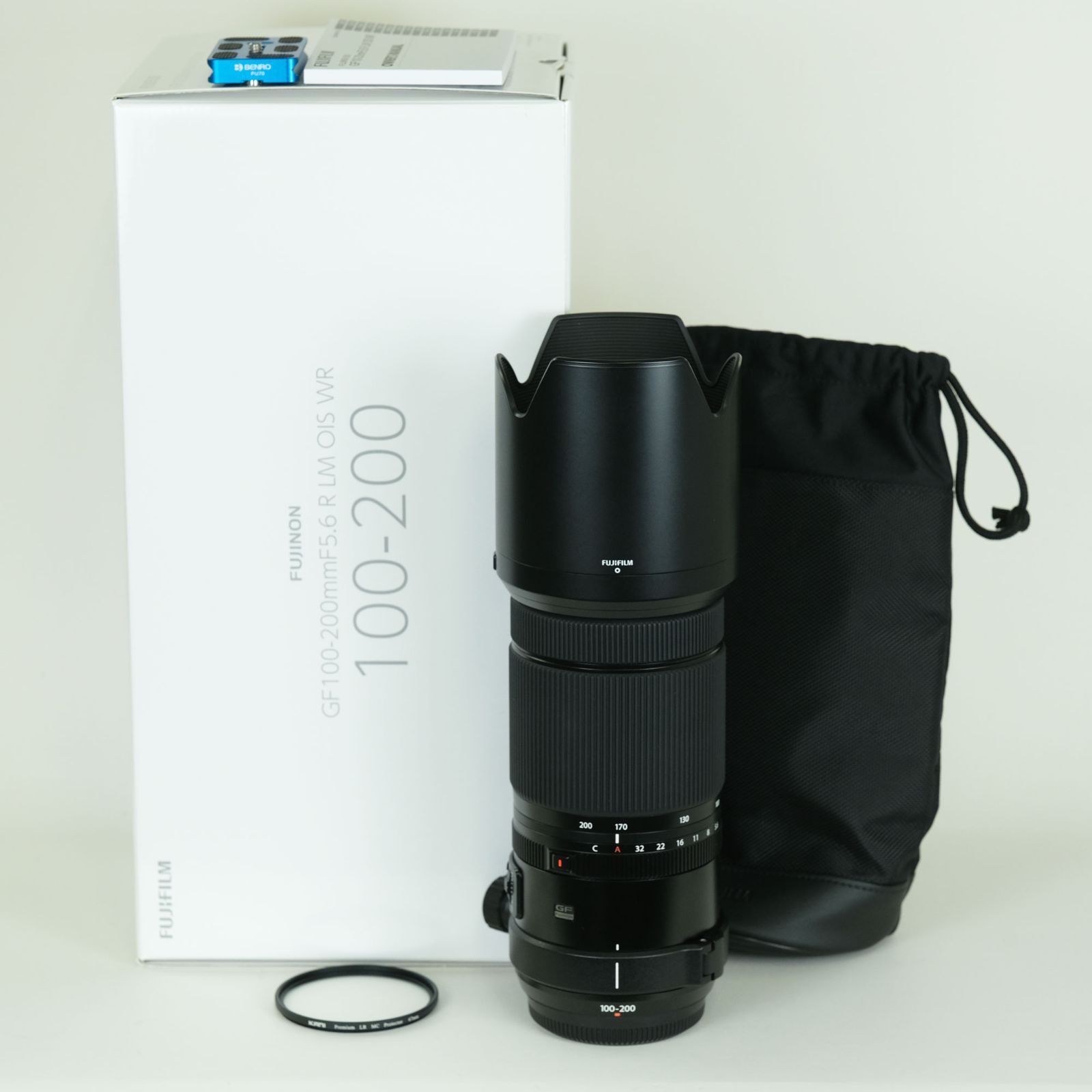 良品 | フィルター・クイックシュー付] FUJIFILM GF100-200mmF5.6 R LM 