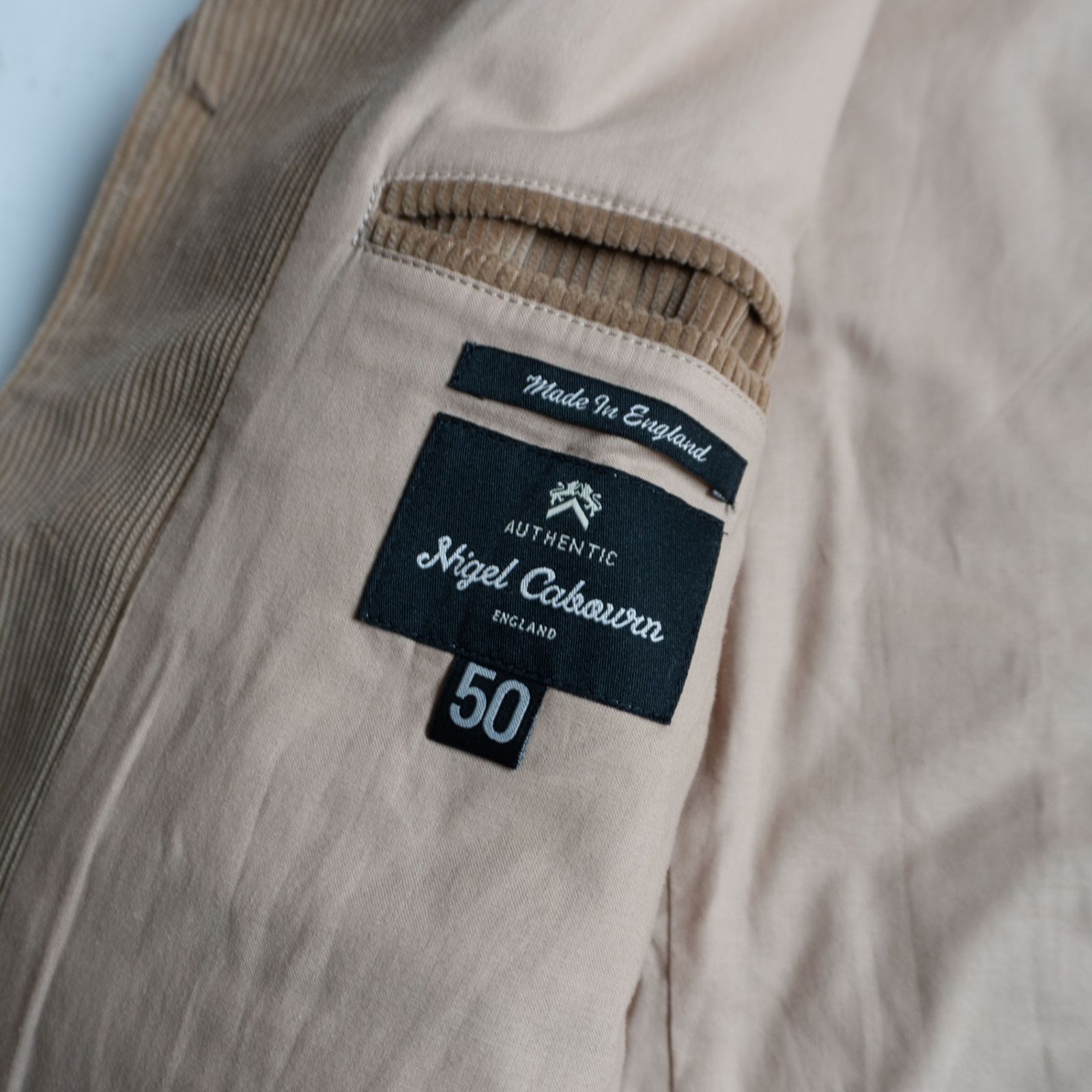 サイズ50】 NIGEL CABOURN 【NEW BLAZER CORDUROY JACKET 