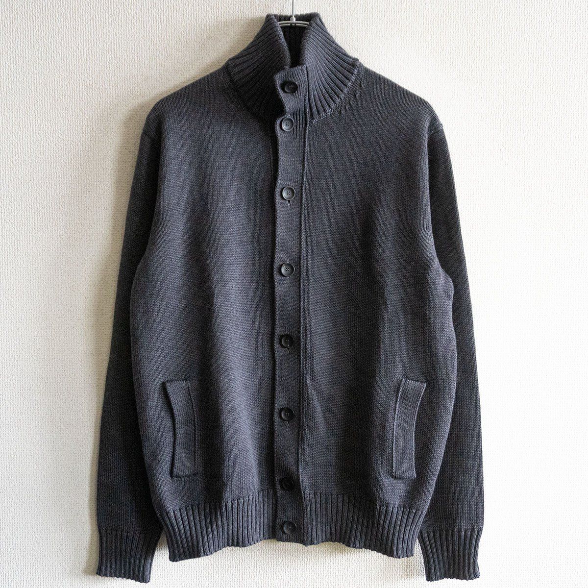美品】ZANONE【CHIOTO/ウール カーディガン】52 グレー キョート 
