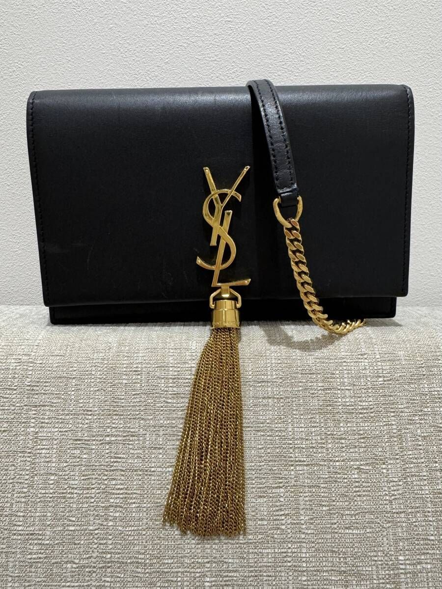 YSL サンローラン ケイトタッセル チェーンショルダーバッグ スモール 