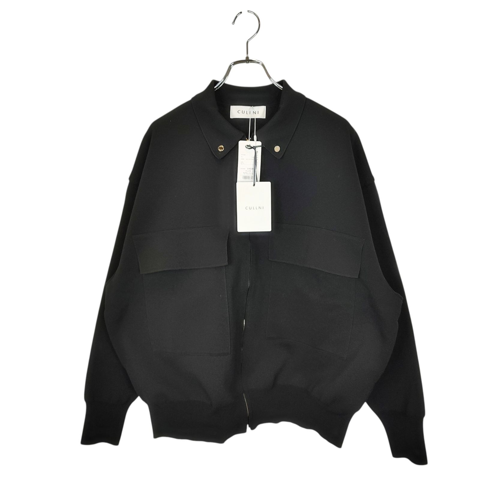 CULLNI クルニ 26SS STUDIOUS 別注 BIG POCKET ZIP UP KNIT JACKET 