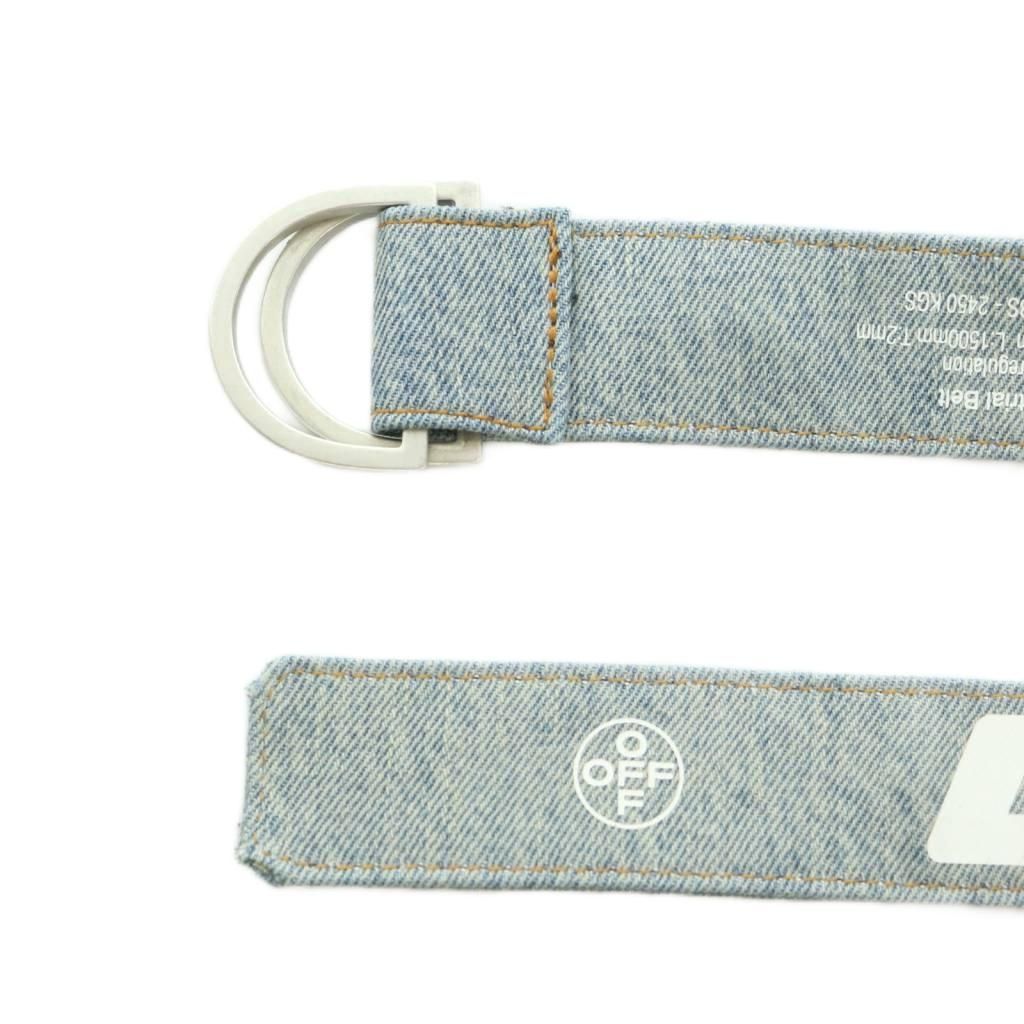 オフホワイト Industrial Belt 5400LBS-2450KGS オフホワイト OFF WHITE Industrial Belt デニム リングベルト ロゴ