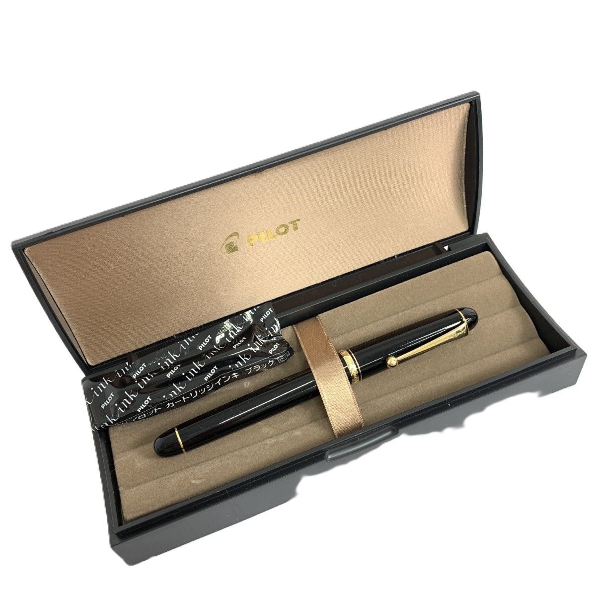PILOT パイロット 万年筆/CUSTOM47  ペン先14K585/M    ブラック ユニセックス / 240001195224 PILOT パイロット 万年筆/CUSTOM47 ペン先14K585/M ブラック ユニ