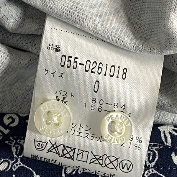 ◇ 未使用 パーリーゲイツ PEARLY GATES 長袖プルオーバーシャツ