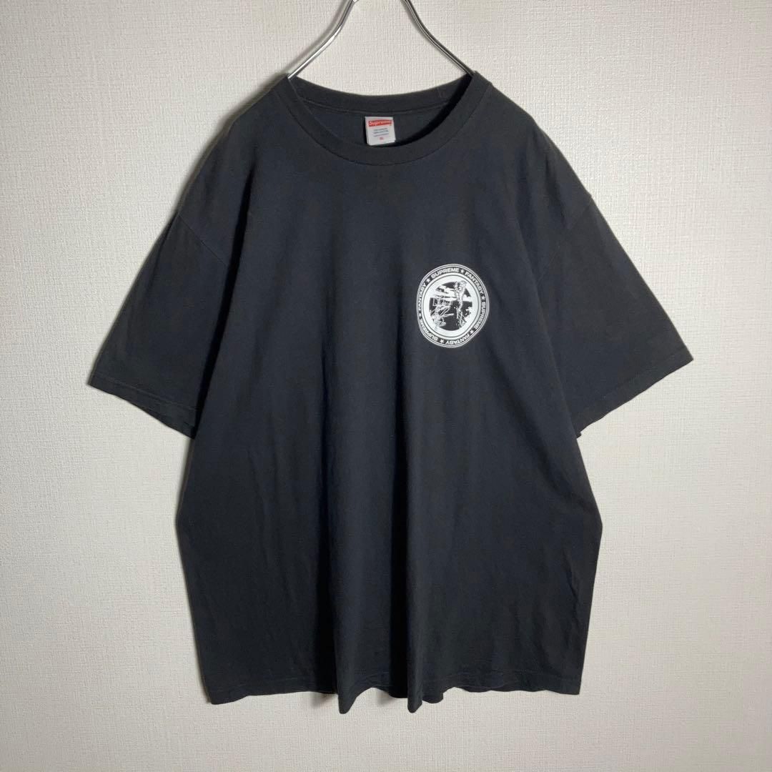 美品】SUPREME Tシャツ ビッグロゴ プリント 黒 XL - メルカリ