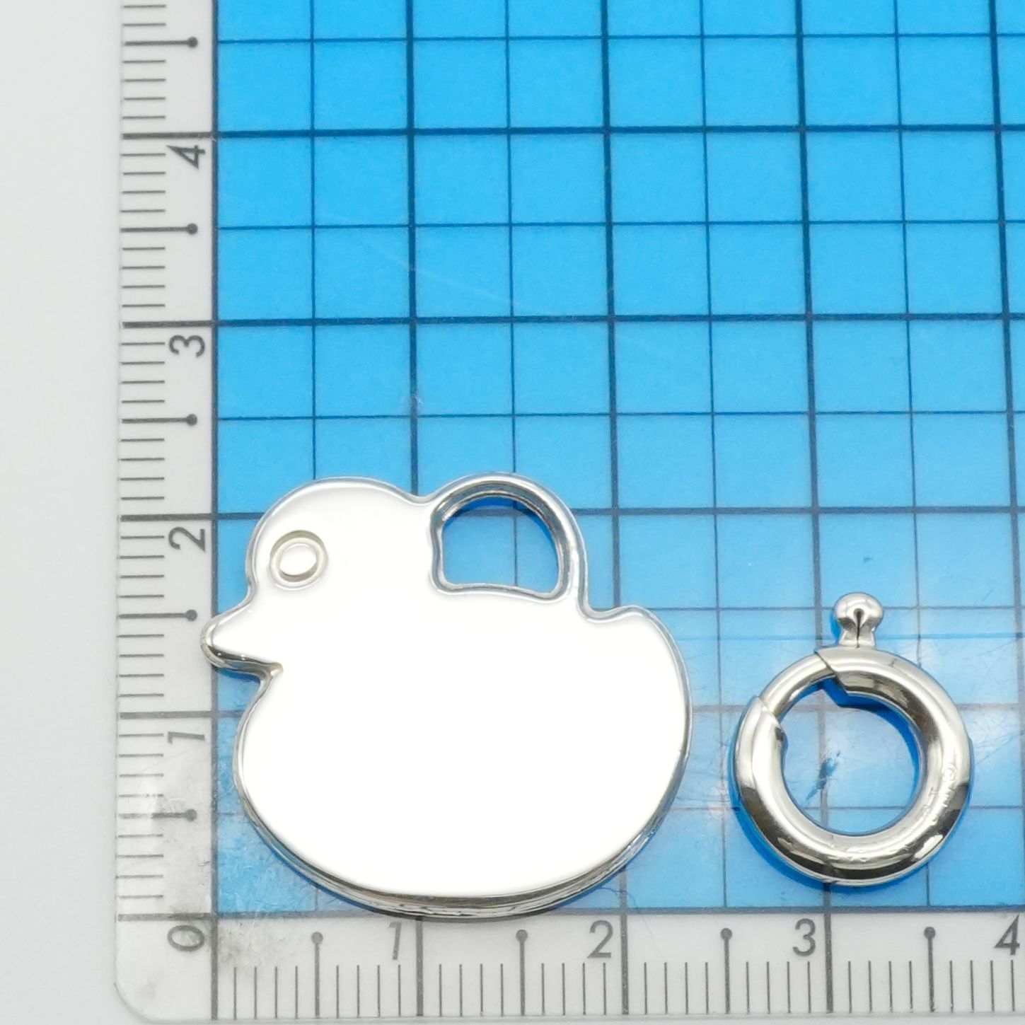 極美品 ティファニー ダック アヒル ペンダントトップ チャーム/24 