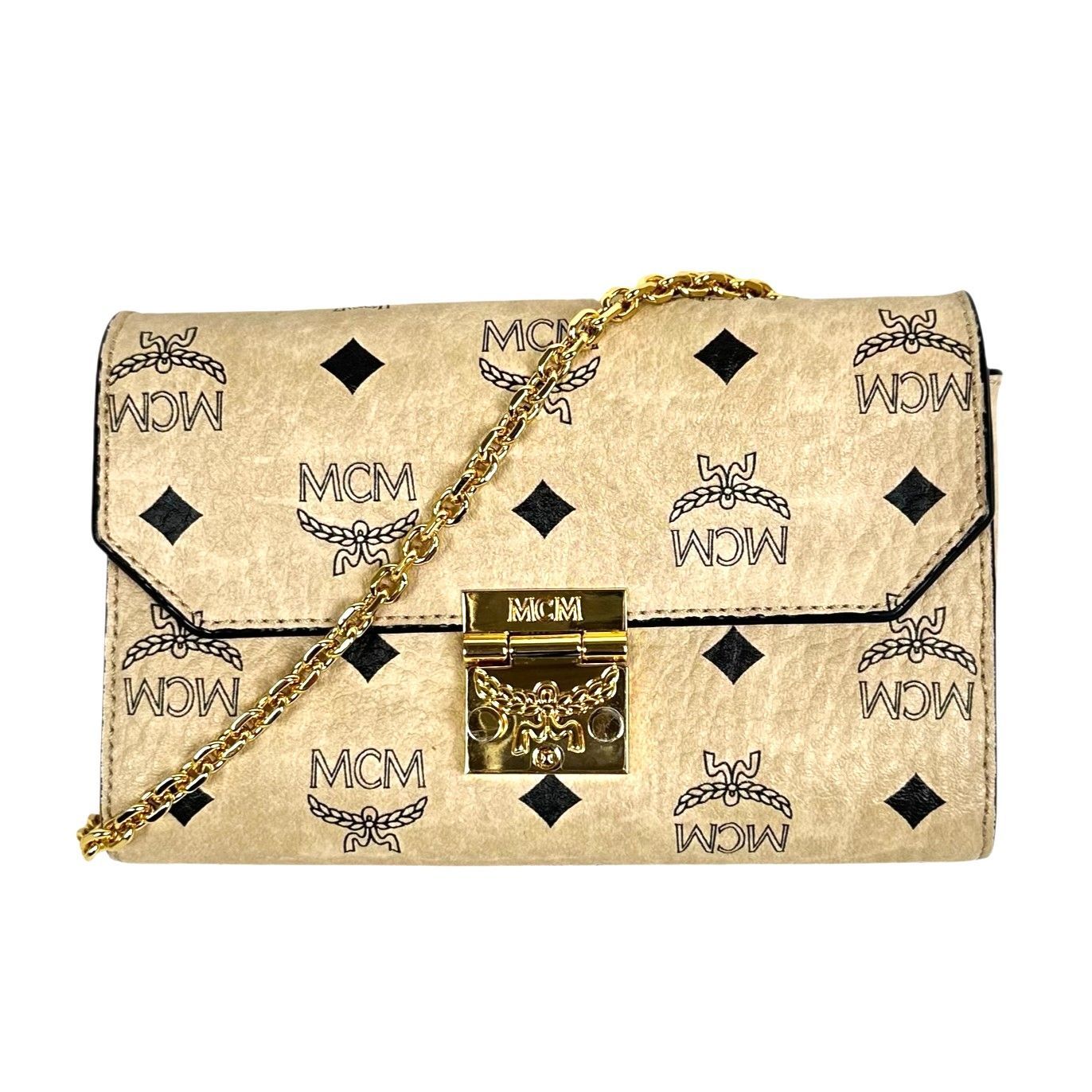 MCM】エムシーエム チェーンショルダーバッグ 【中古品】 USED-B【9304 