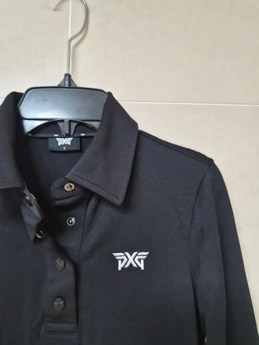 PXG ブラック ジップアップ長袖ポロシャツ PXG ブラック レディース 長袖 ポロTシャツ s 【公式通販】