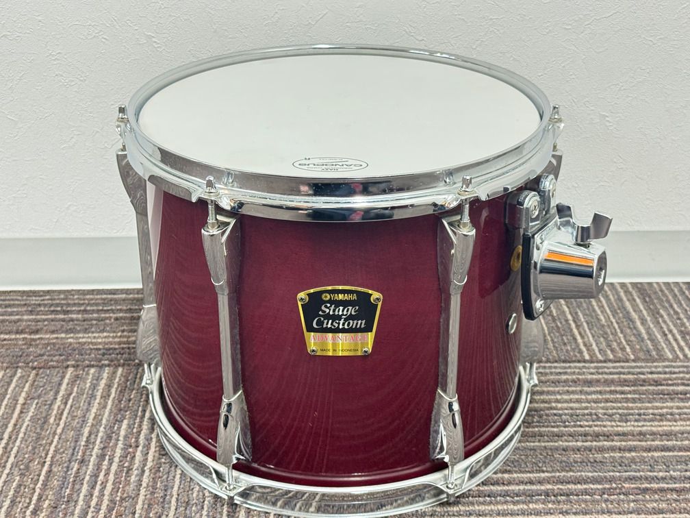 USED YAMAHA Stage Custom ADVANTAGE TT 12x10 Birch Philippine Mahogany Falcata 8ply Cranberry Red