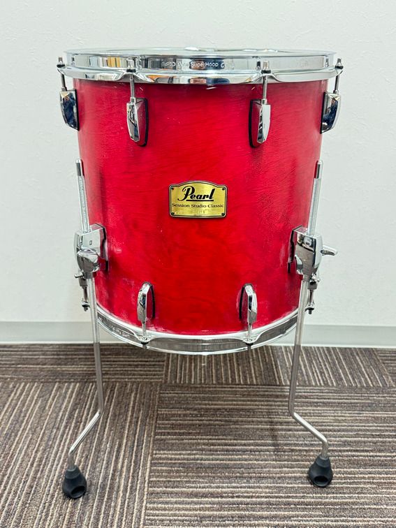 USED PEARL SESSION STUDIO Classic フロアタム14x14 バーチ カプールバーチ 6ply セコイアレッド