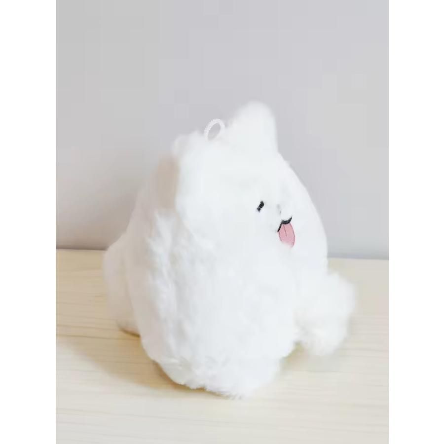 ☆もふもふ☆ サモエド ぬいぐるみ マスコット 犬 モフモフ ふわふわ