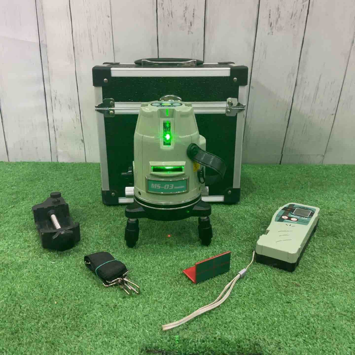 現状品】山真レーザー墨出し器 MS-03 保証なし【川口店】 【公式通販】
