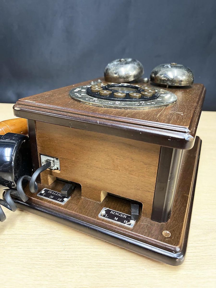 ジャンク品】 Yupiteru ユピテル クラシックテレフォン 電話機 レトロ