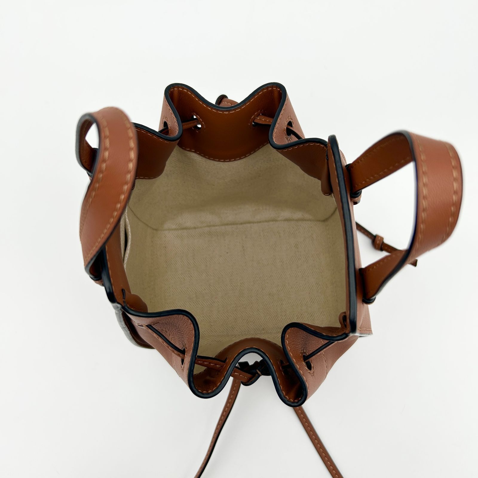 LOEWE （ロエベ）ハンモック ミニ 2WAY グレージュ レディース レザー