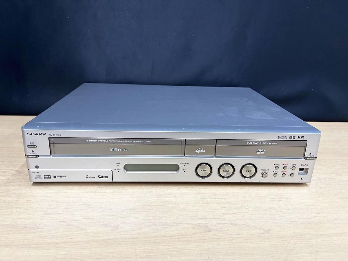ジャンク品】 SHARP シャープ HDD/DVD/VHS ビデオ一体型レコーダー DV