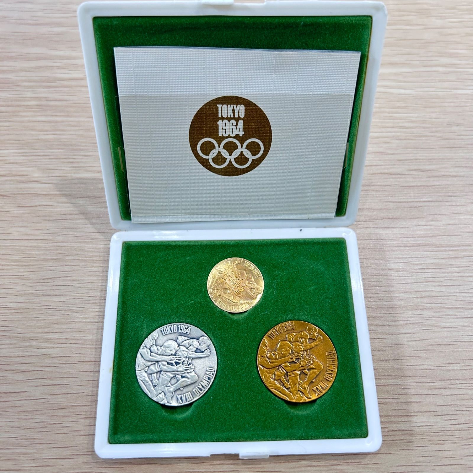 1964年 東京オリンピック 記念メダルセット 金銀銅 造幣局製 ケース 