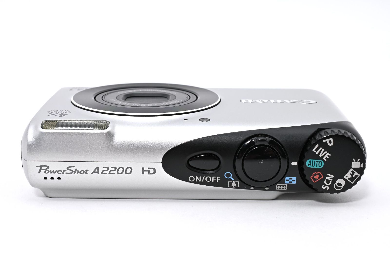Canon キャノン Power Shot A2200 シルバー 元箱 /2908 動作OK 返金