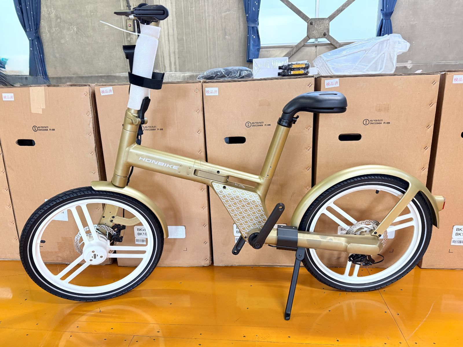 電動自転車 折りたたみ 20インチ HONBIKE チェーンレス 電動アシスト
