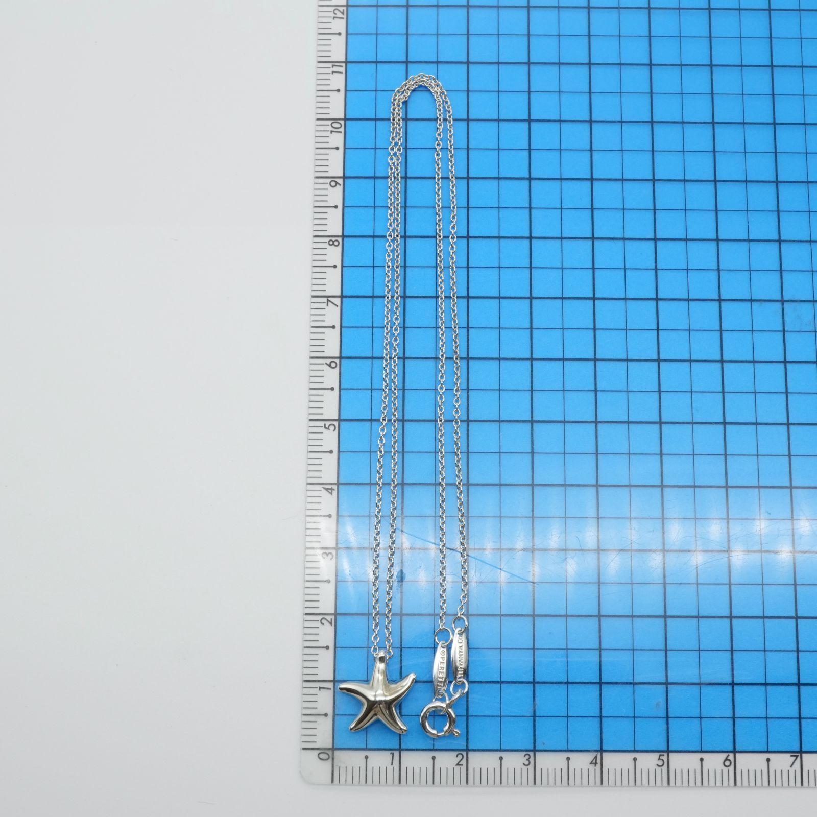 極美品 ティファニー スターフィッシュ シルバー ネックレス/25-3089