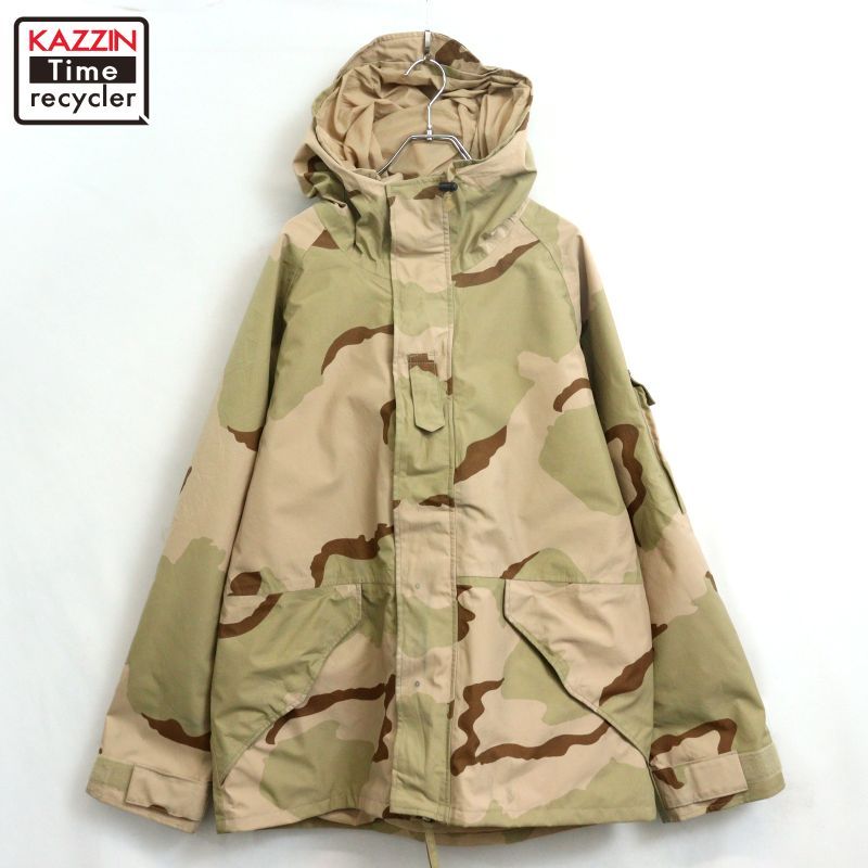 00s US ARMY ECWCS デザートカモ ミリタリー フード ジャケット 00s USA製 U.S.ARMY デザートカモ ECWCS エクワックス GEN1 ゴアテック