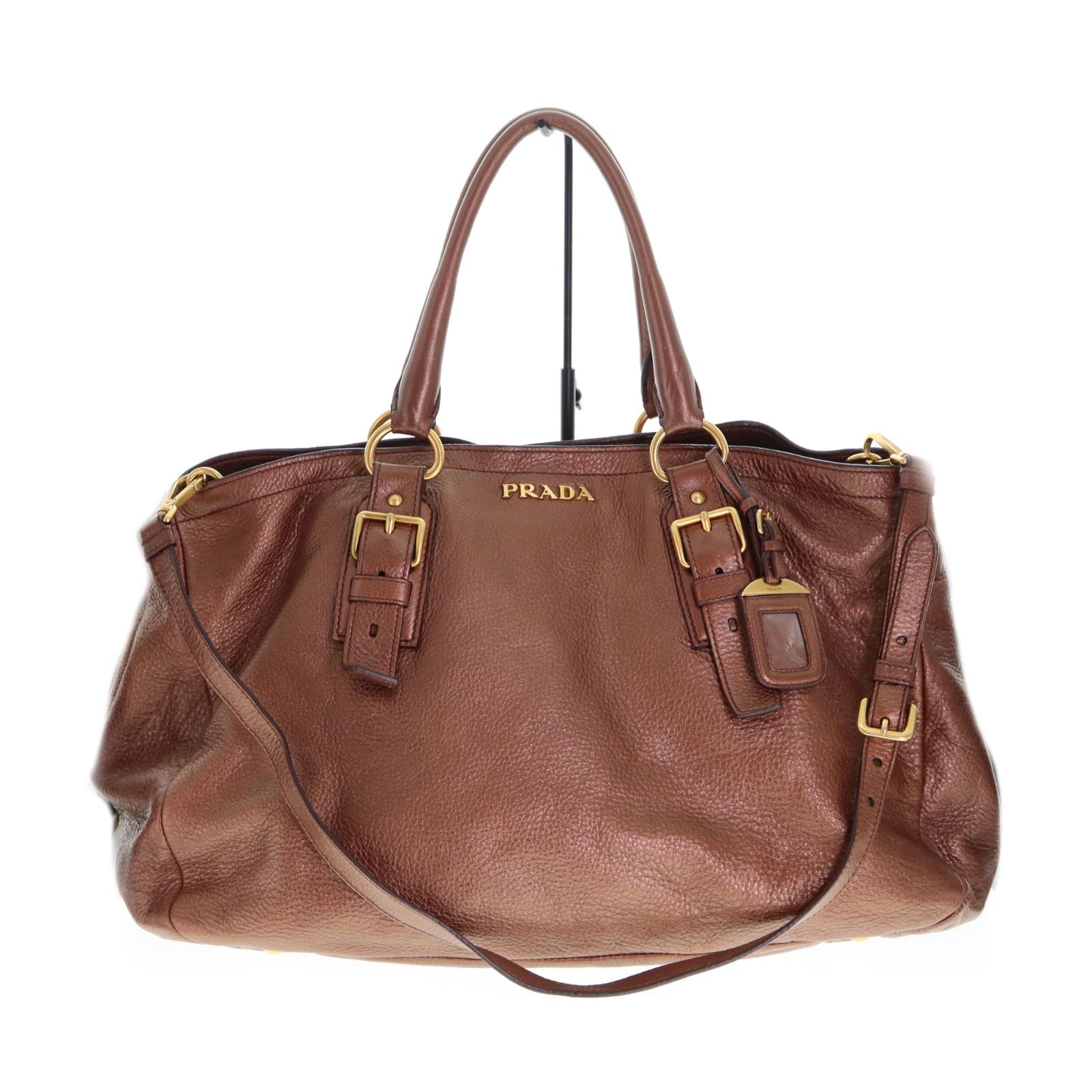 中古】PRADA プラダ ワンショルダーバッグ ボストンバッグ レディース