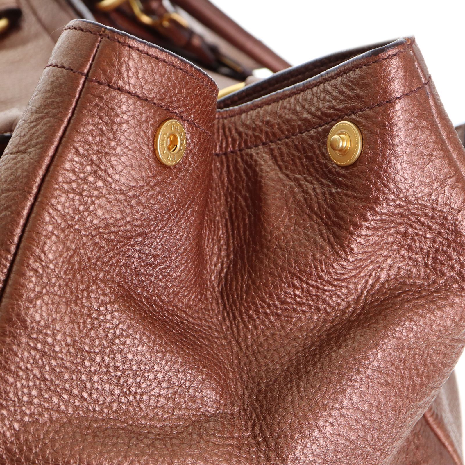 中古】PRADA プラダ ワンショルダーバッグ ボストンバッグ レディース