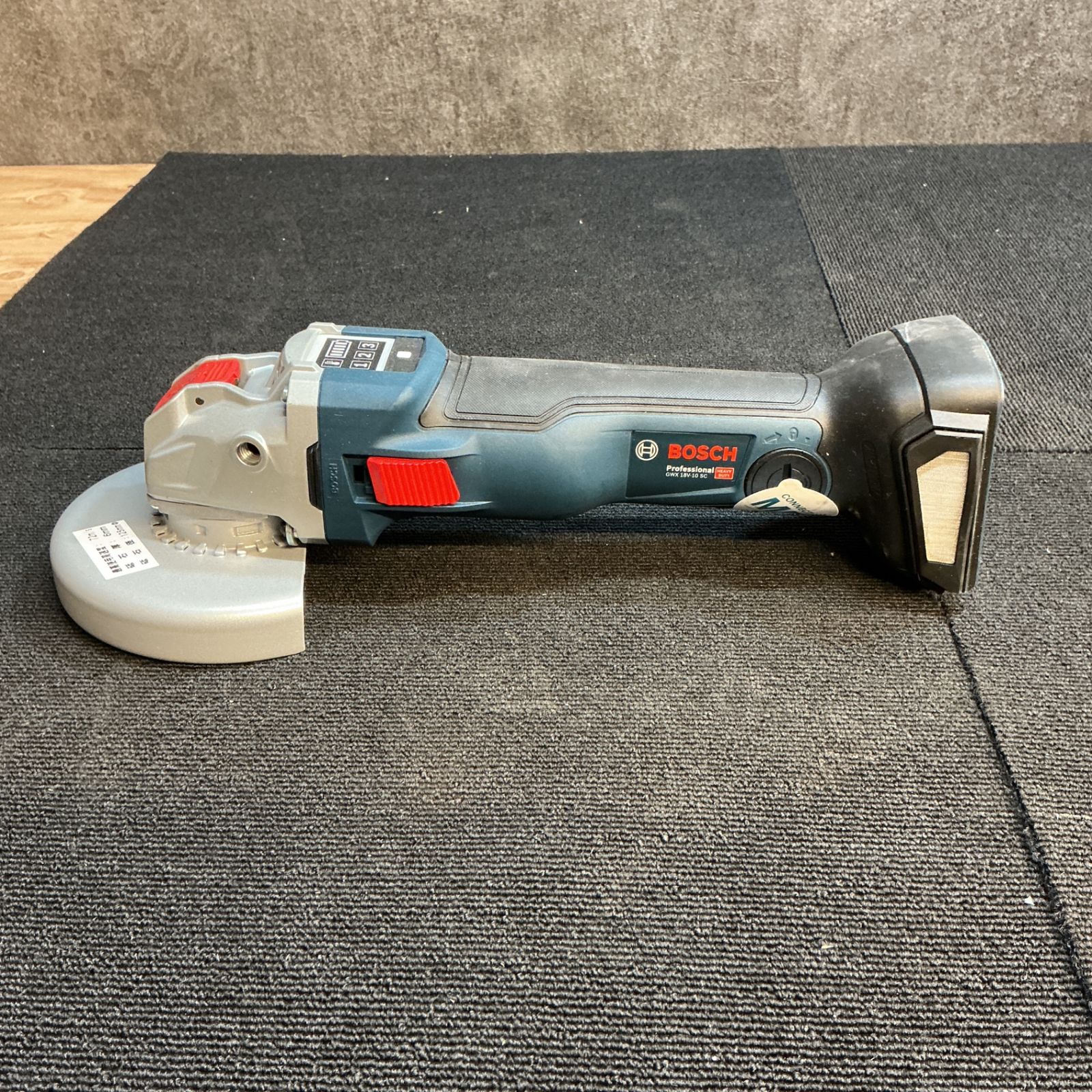 未使用】ボッシュ(BOSCH) 125mmコードレスディスクグラインダー GWX18V 