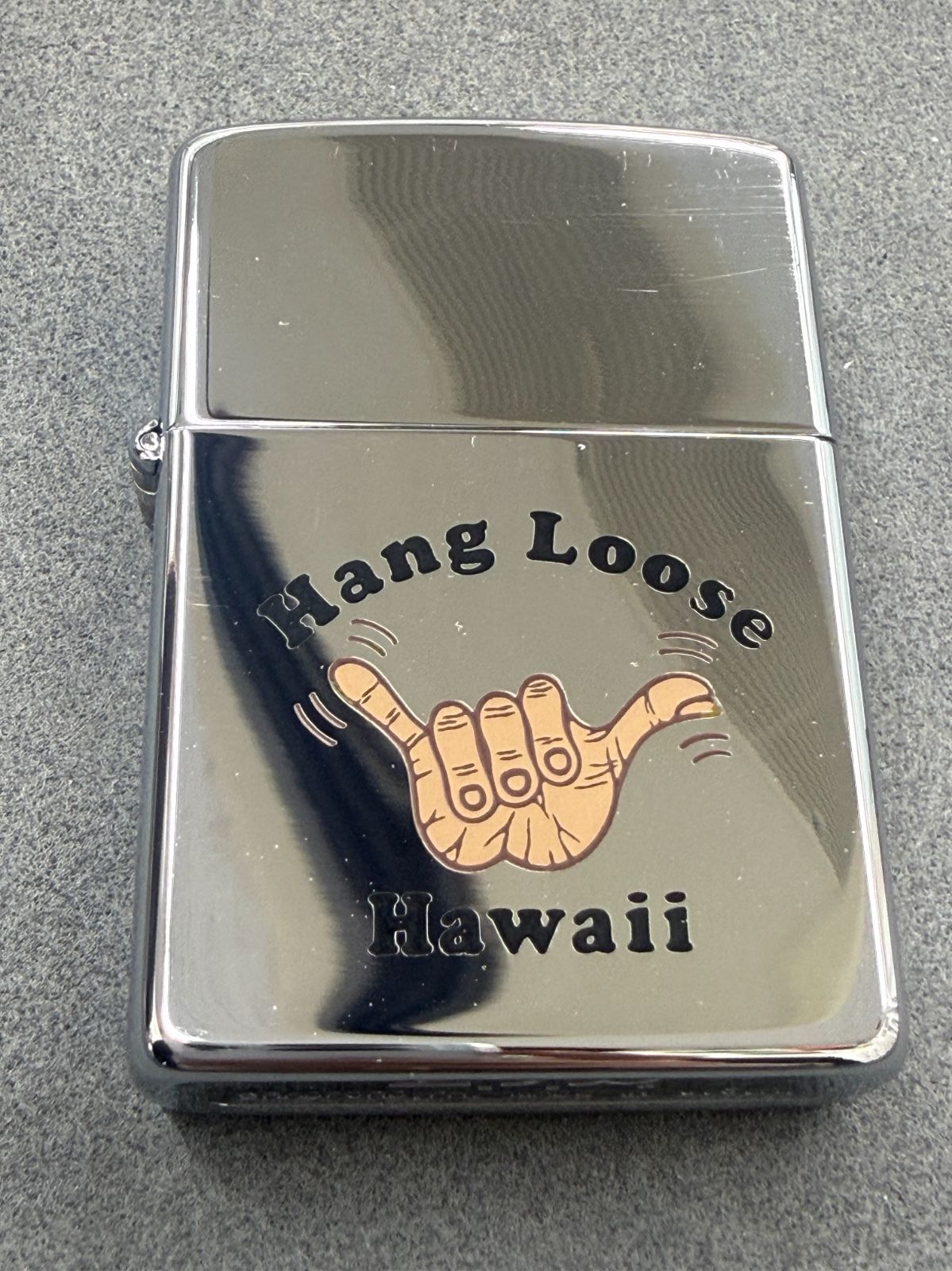 D【アンティーク】Zippo ジッポー hang loose hawai ハワイ オイル
