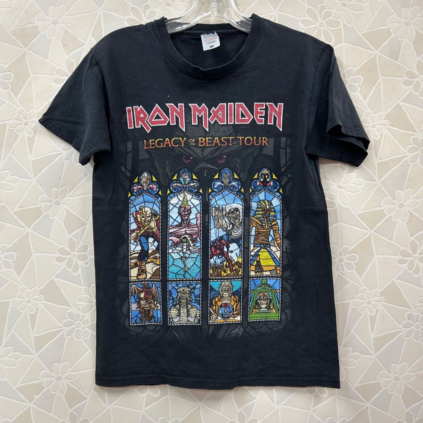IRON MAIDEN】Tシャツ ブラック 半袖 プリント バンドT 春夏 Sサイズ 