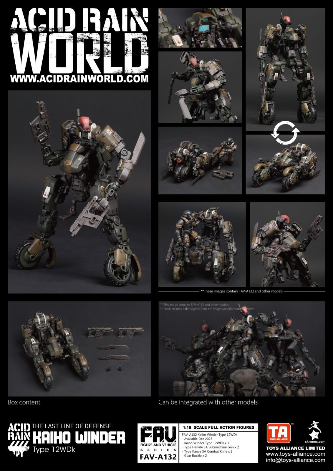 Acid Rain World FAV-A132 Kaiho Winder Type 12WDkアシッドレイン