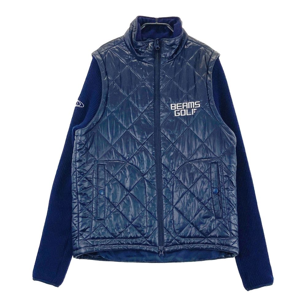 新品】BEAMS GOLF ジャージ ジップベスト（NAVY） ビームスゴルフ