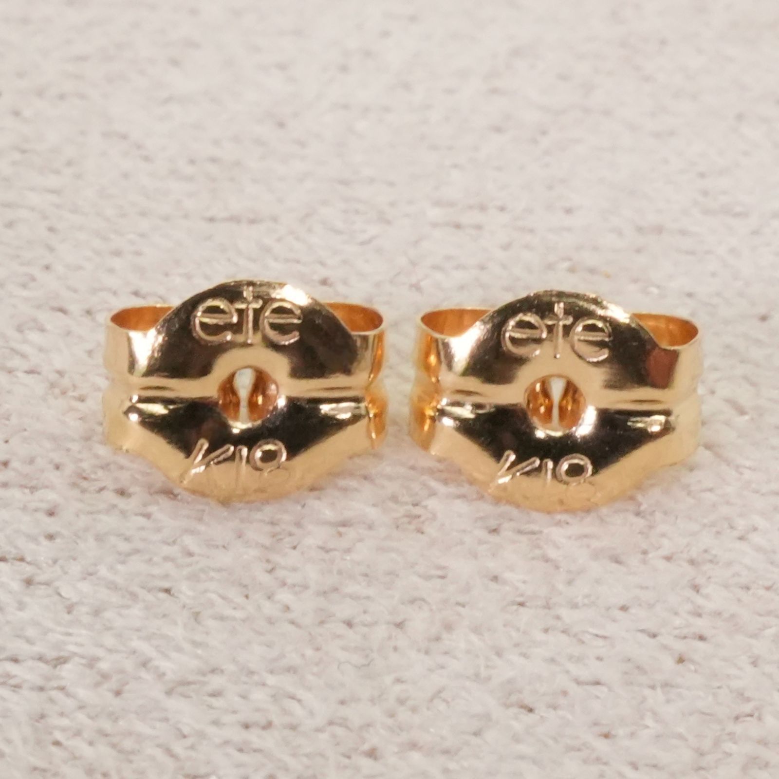 美品 エテ ジルコニア ピアス K18 シルバー 925 ete/25-2785 - メルカリ